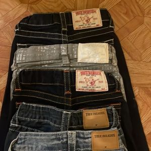 True Religion bundle toddler jeans. Various sizes.